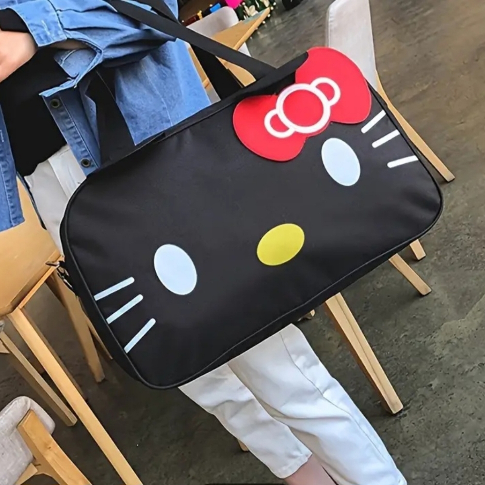 Sanrio Hello Kitty Black Duffle Bag